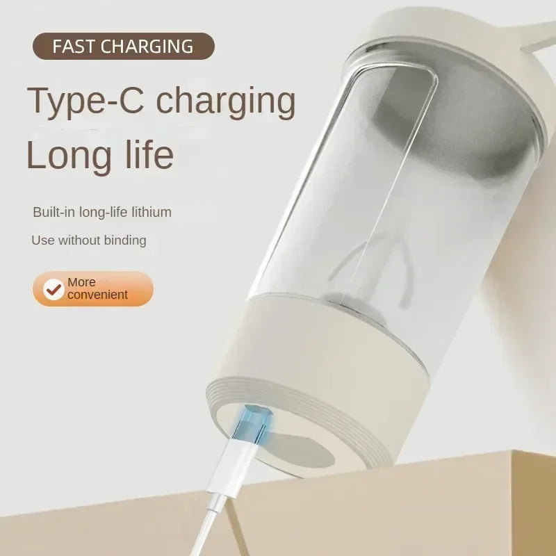 Portable 400mL Protein Electric Stirring Shaker Water Bottle With USB Charger